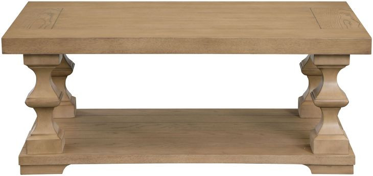 Dory Sand Rectangular Coffee Table with Casters