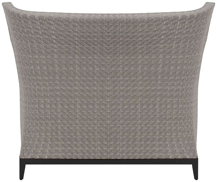 Captiva White Performance Fabric Outdoor Lounge Chair with Pillows