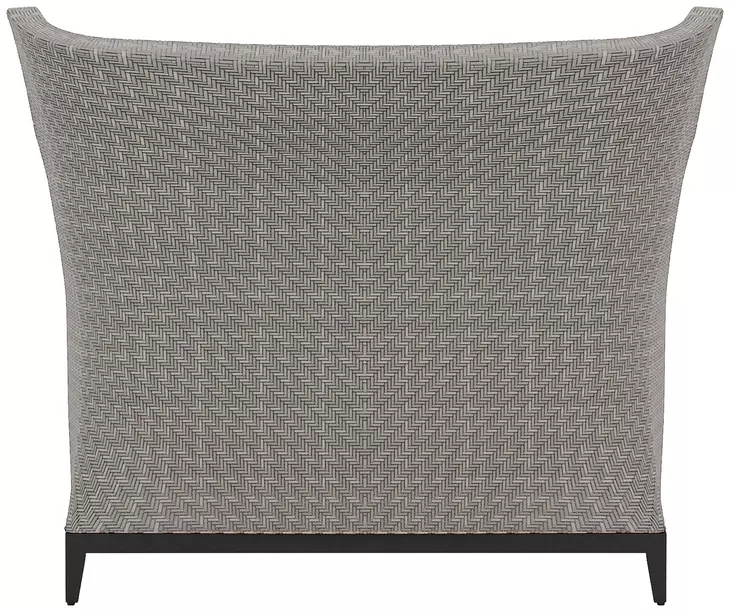 Captiva White Performance Fabric Outdoor Lounge Chair with Pillows