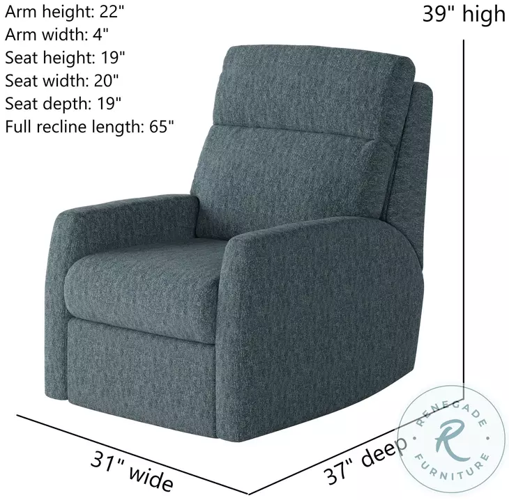 Mimi Athens Pond Power Headrest Rocker Recliner