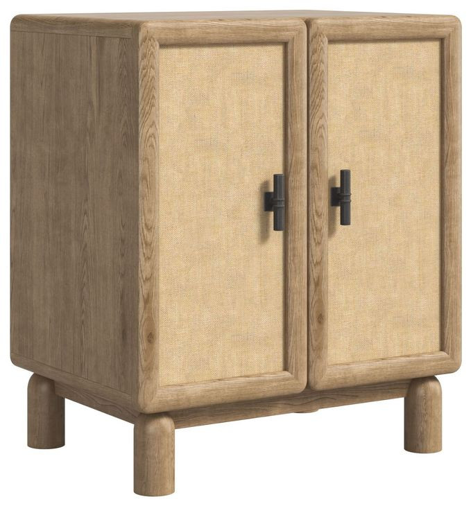 Verge Brown 2 Door Nightstand