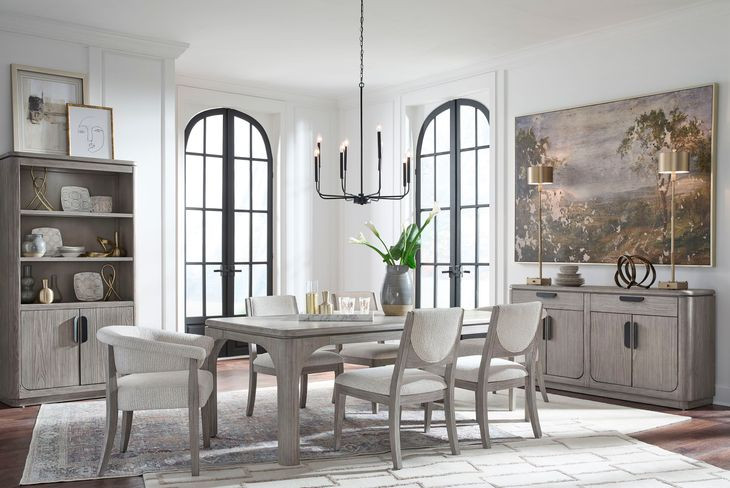 Braelyn Beige Upholstered Side Chair Set of 2