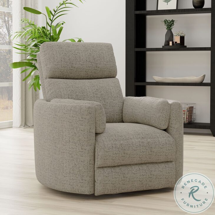 Radius Burlap Manual Swivel Recliner From Parker Living Coleman Furniture