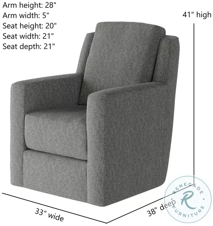 Diva Athens Slate Swivel Glider