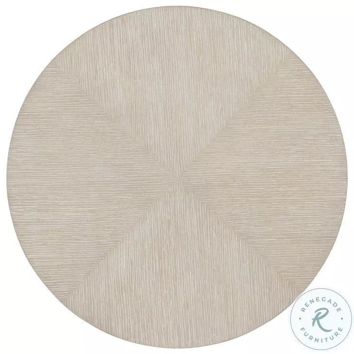 Modern Mood Light Brown Round Nightstand