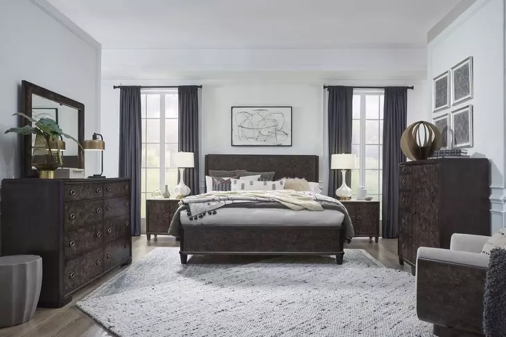 Timberlyn Espresso King Panel Bed