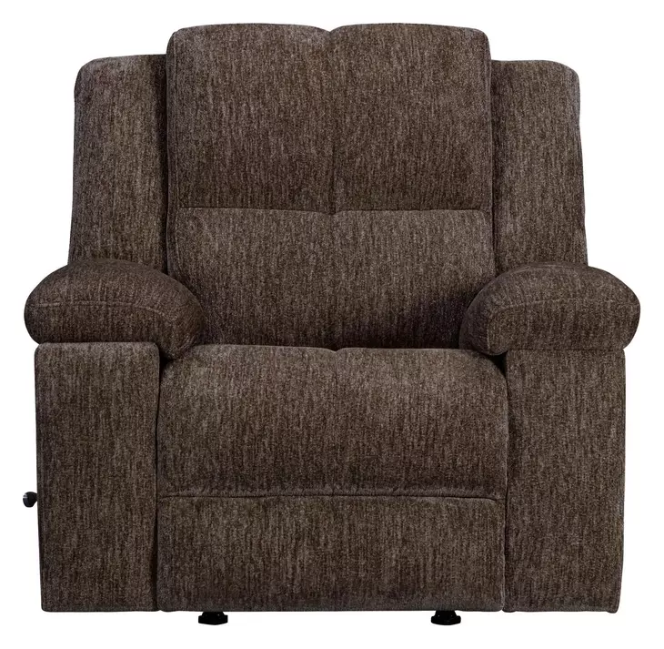 Bronco Plush Umber Rocker Recliner
