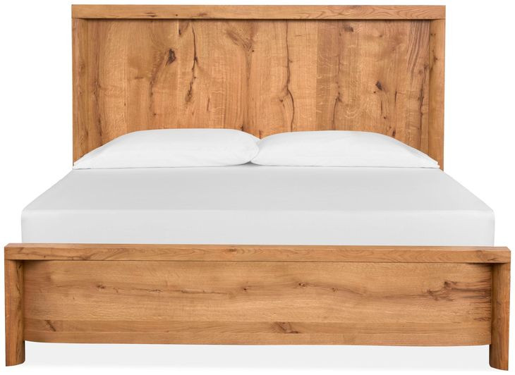 Highridge Honey Wheat Panel Bedroom Set