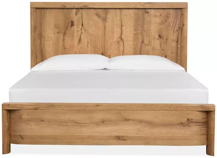 Laramie Honey Wheat Queen Panel Bed