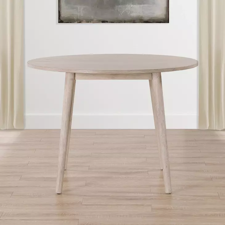 Willow Tan Round Dining Room Set