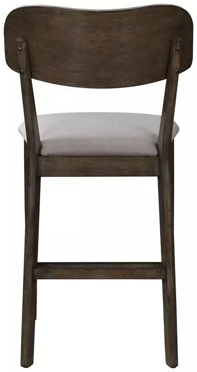 Rex Walnut Rectangular Counter Height Dining Room Set