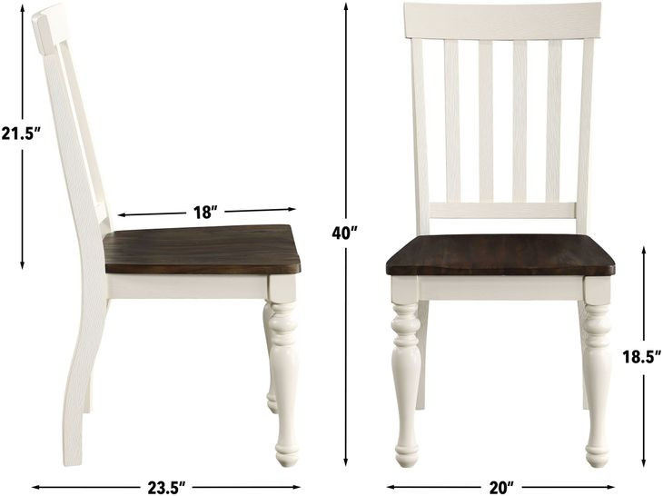 Joanna White Side Chair Set of 2