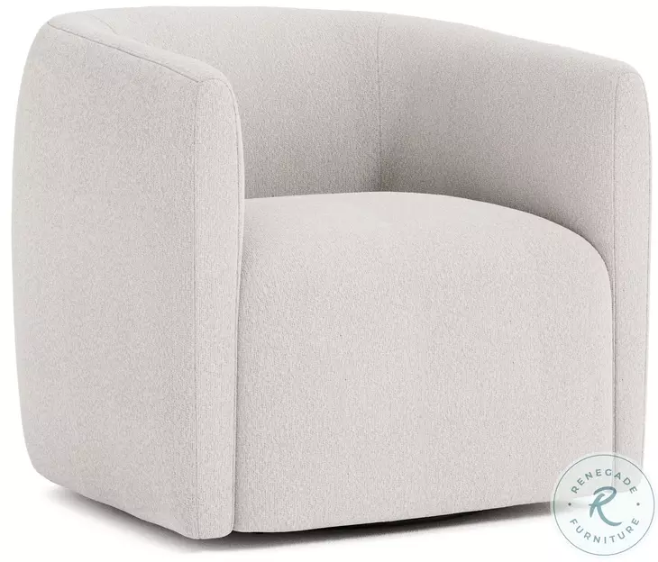 Aline Cream Swivel Chair