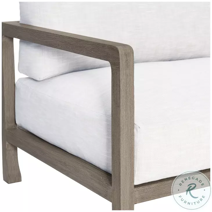 Tanah White Performance Fabric Outdoor Sofa