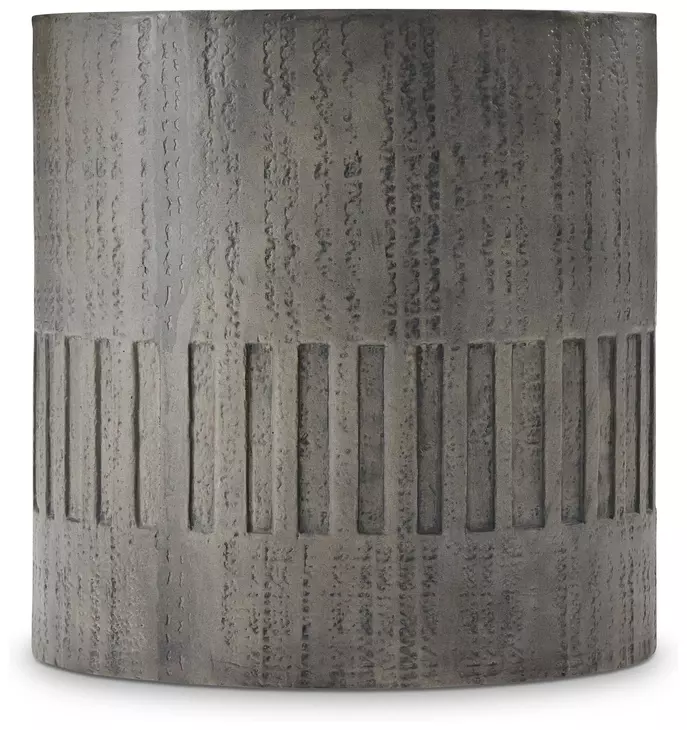 Miramar Dark Charcoal Outdoor Drum End Table