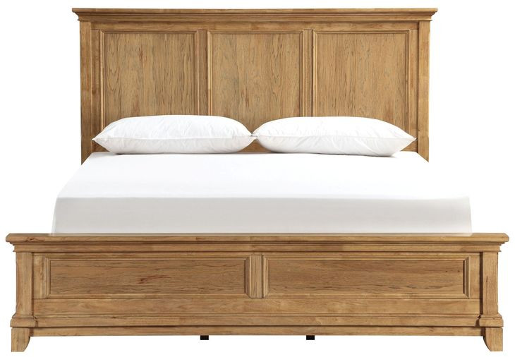 Sunstone Honey Brown King Panel Bed