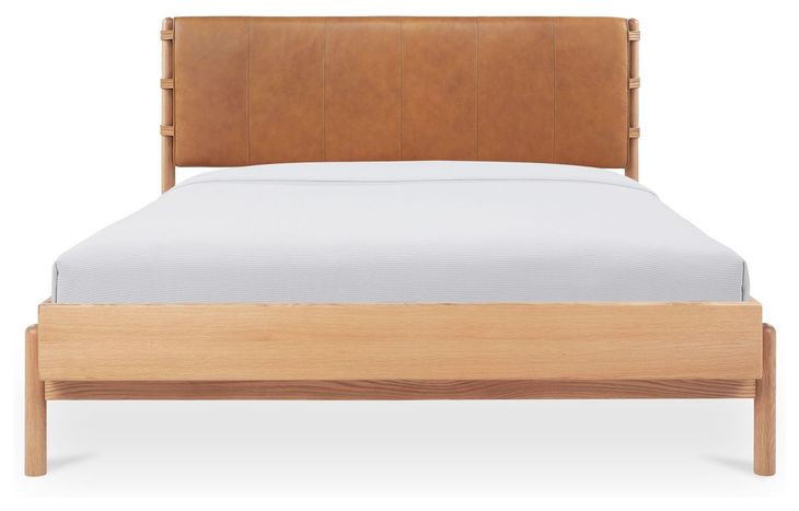 Colby Brown Queen Upholstered Platform Bed