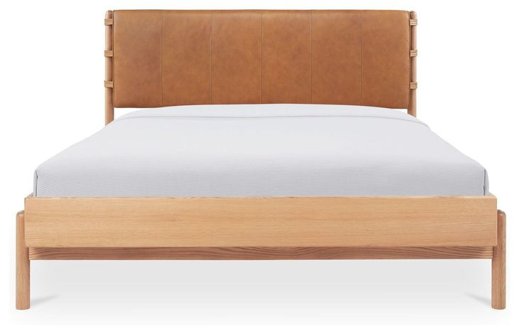 Colby Brown King Upholstered Platform Bed