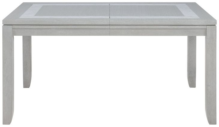 Fiona Mist Gray 78" Extendable Rectangular Dining Table