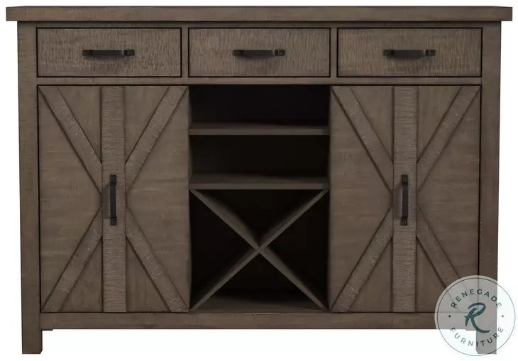 Marietta Medium Brown Extendable Dining Room Set