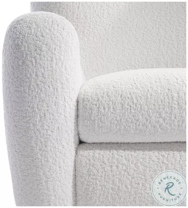 Silvi White Swivel Chair