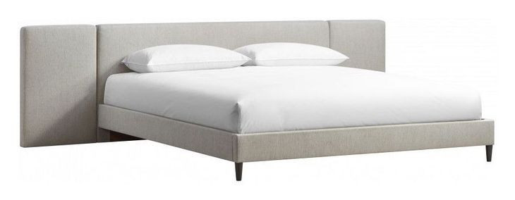 Zest Light Gray Upholstered Wall Panel Bedroom Set