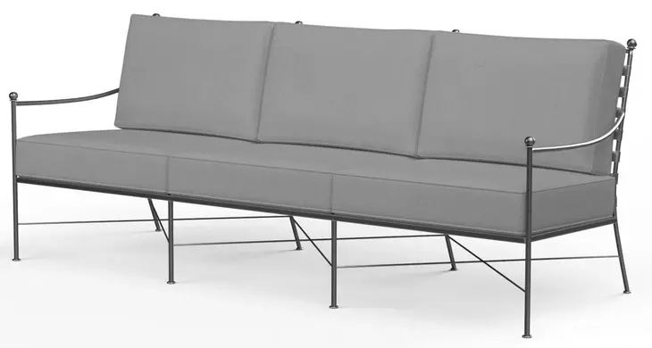 Provence Canvas Granite Outdoor Living Room Set