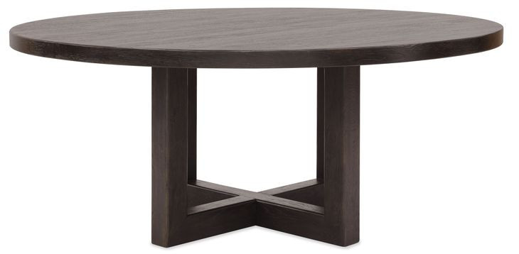 Harbor Drift Burnt Timber 72" Round Dining Table