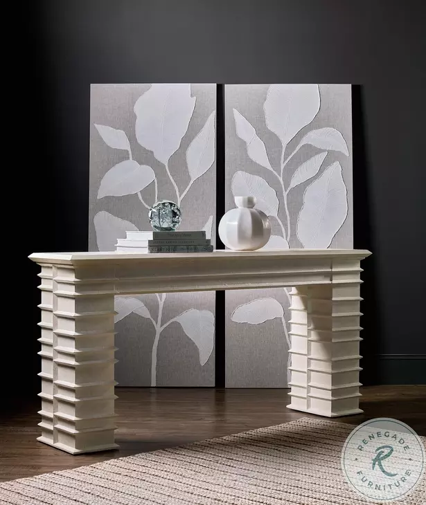 Mercantile Alabaster Melrose Console Table