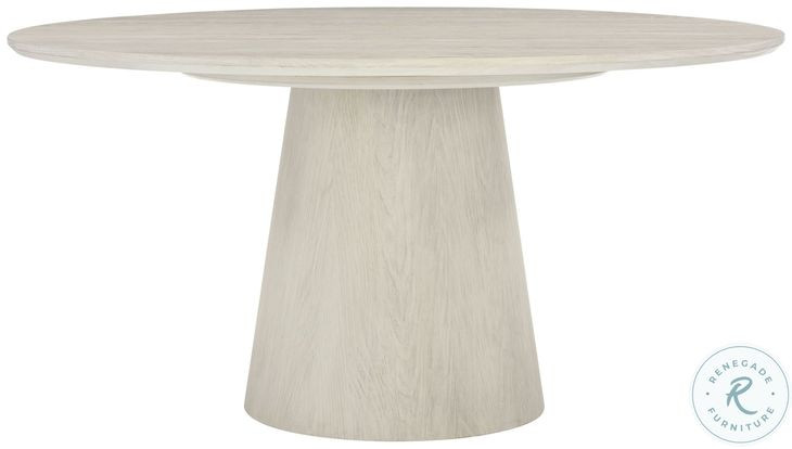 Alexa Beige and Tan 60" Round Dining Table