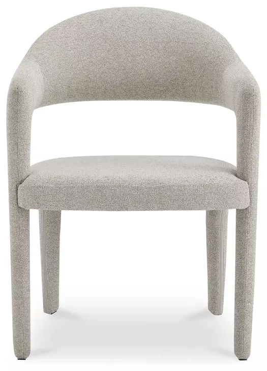 Martens Beige Performance Fabric Upholstered Dining Chair