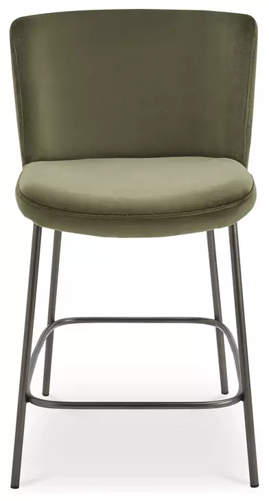 Early Green Upholstered Counter Height Stool