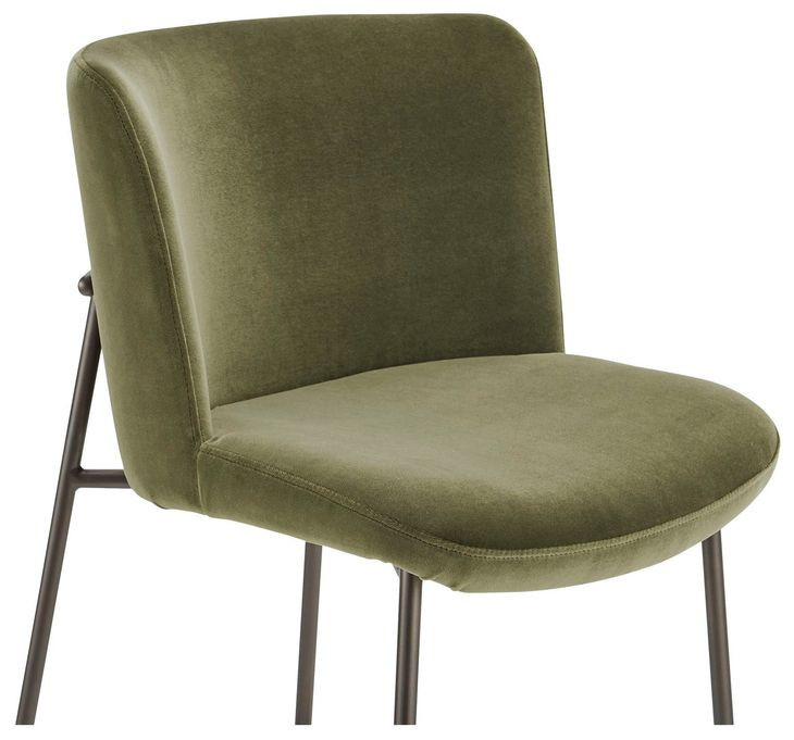 Early Green Upholstered Bar Stool