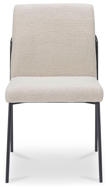 Danny Ivory Upholstered Dining Chair Set of 2
