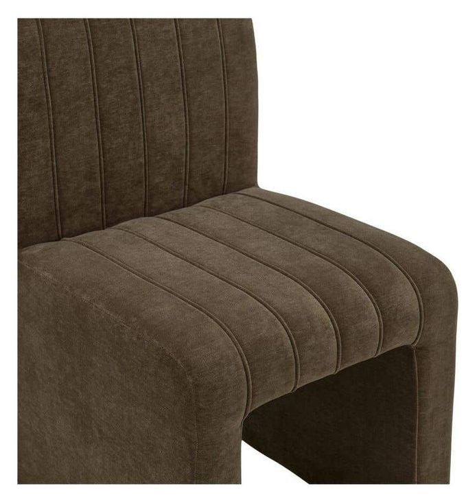 Sally Cedar Green Performance Fabric Upholstered Dining Chair