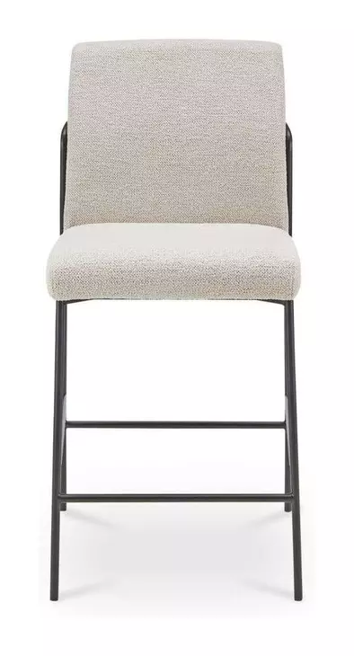 Danny Ivory Upholstered Counter Height Stool