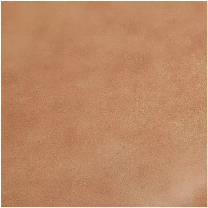Martens Tan Leather Upholstered Dining Bench