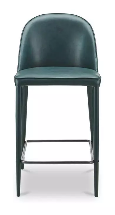 Burton Dark Teal Upholstered Counter Height Stool