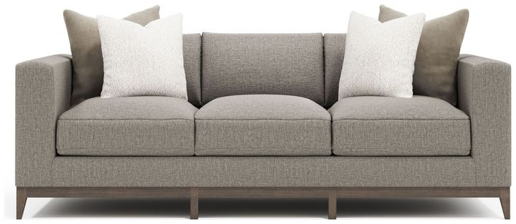 Noel Gray 88" Sofa with Pillows