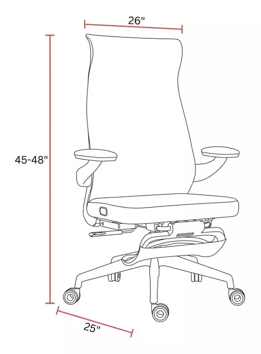 Meridian White Upholstered Swivel Desk Chair with Massage and USB Charging