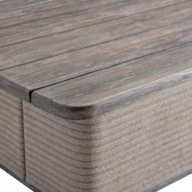 Rialto Brown Rectangular Outdoor Cocktail Table
