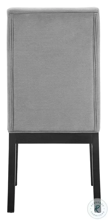 Yves Rubbed Charcoal Extendable Dining Room Set