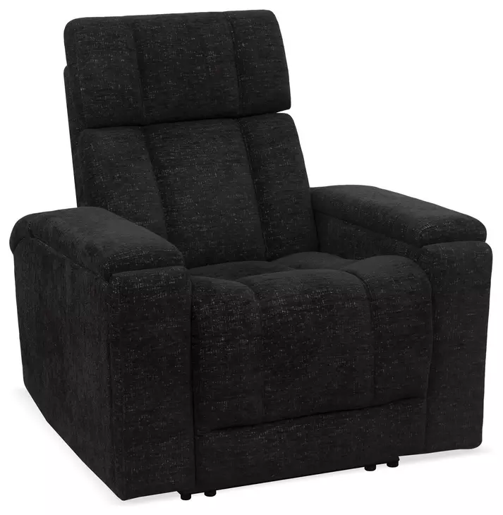 Phoenix Cabot Ebony Zero Gravity Power Recliner with LED and USB Charging