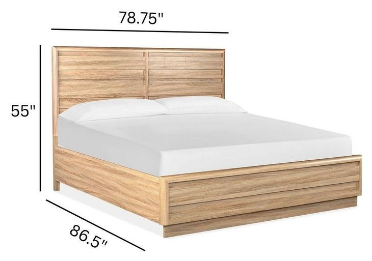 Brentwood Heights Provincial Brown King Panel Bed