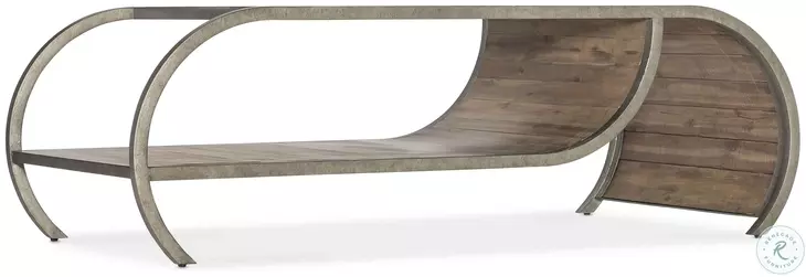 Commerce And Market Medium Wood Open Ended Cocktail Table