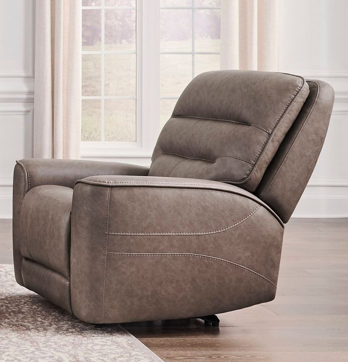Lawson Sydney Brunette Zero Gravity Power Recliner with USB Charging