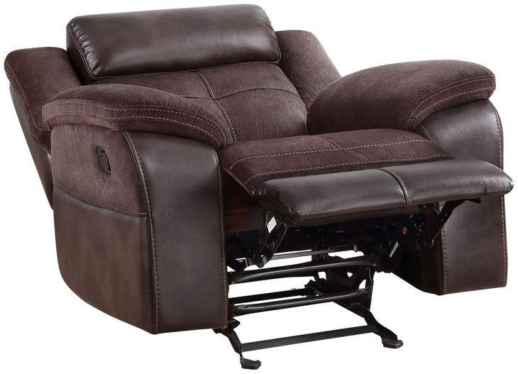 Pueblo Brown 91" Manual Reclining Living Room Set