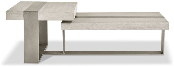 Tempo Larza and Satin Nickel Occassional Table Set