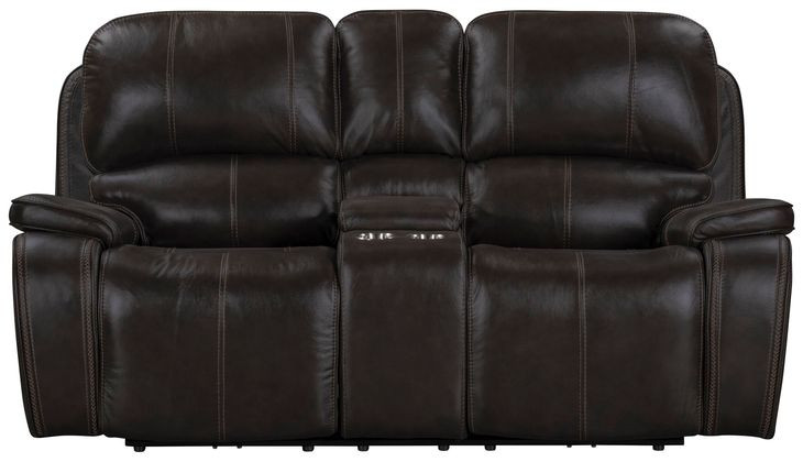 Brookings Charcoal 79" Loveseat with Dual Recliner