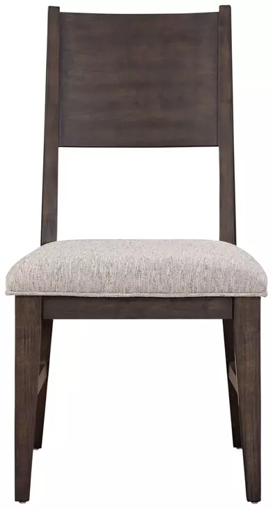 Norvell Gray Upholstered Side Chair Set of 2